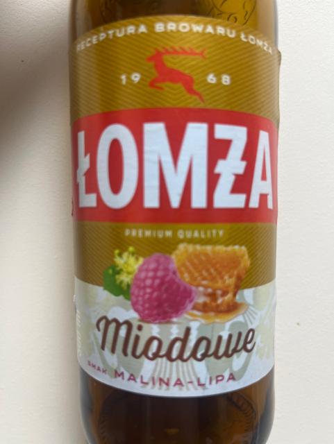 Łomża Miodowe Malina Lipa 5.7%, Browar Łomża (Van Pur), Poland