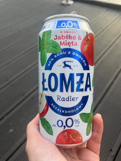 Łomża Radler Jabłko & Mięta 0.0%, Browar Łomża (Van Pur), Poland