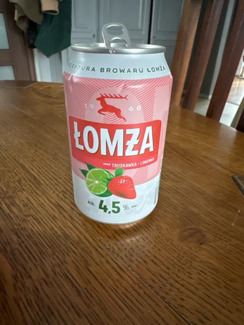 Łomża truskawka limonka 4.5%, Browar Łomża (Van Pur), Poland