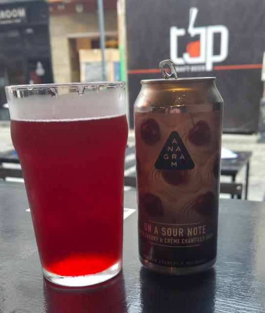 on a sour note 4.7%, Anagram Brewery, Romania