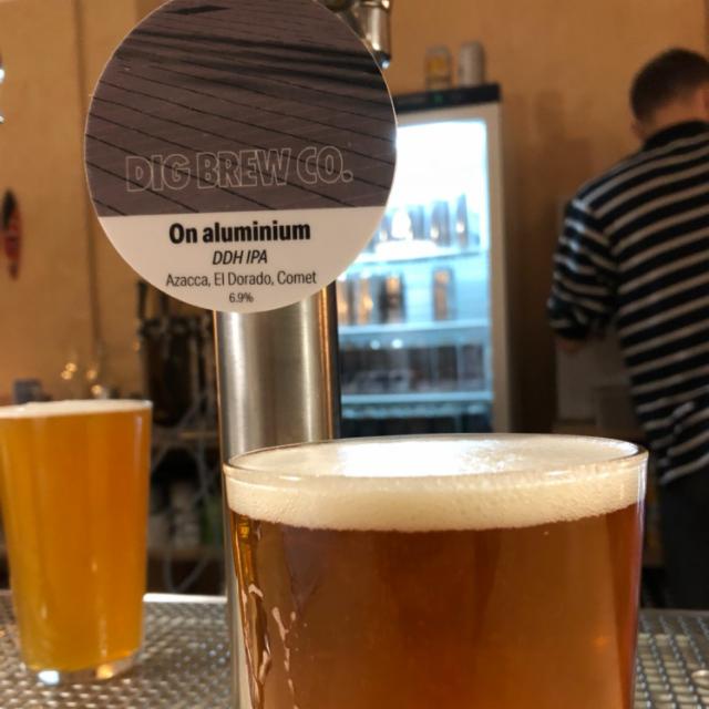 On Aluminium 6.9%, DigBrewCo, England