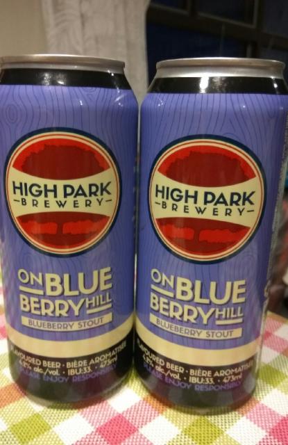On Blue Berry Hill 4.2%, High Park Brewery, Canada
