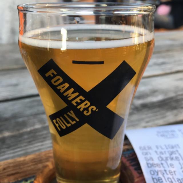 On Target Fresh Hop Saison 7.3%, Foamers Folly Brewing Co., Canada