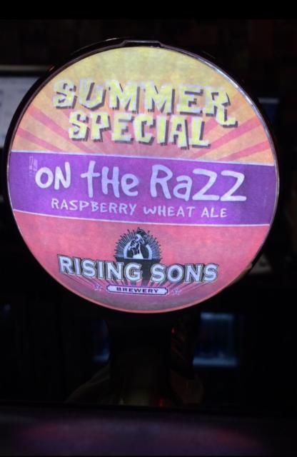 On The Razz 4.8%, Rising Sons Brewery, Ireland