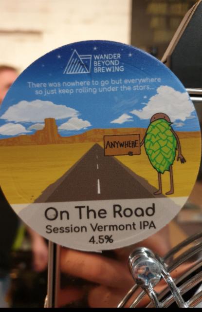 On The Road 4.5%, Wander Beyond Brewing, England