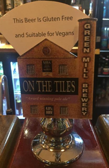On The Tiles 4.8%, Green Mill Brewery, England