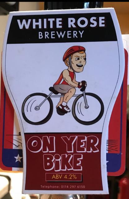 On Yer Bike 4.2%, White Rose Brewery, England