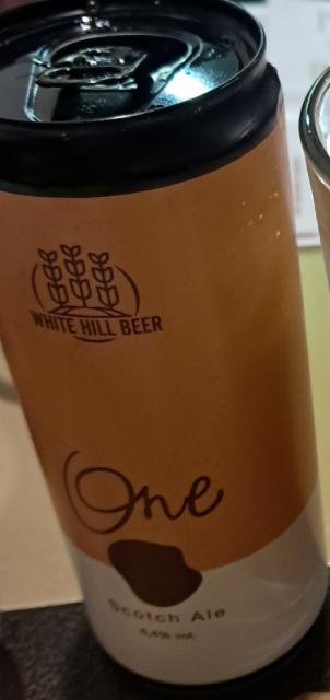 ONE 6.4%, White hill beer, Italy