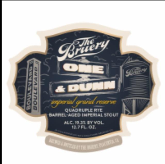 One & Dunn Imperial Grand Reserve 19.3%, The Bruery, United States