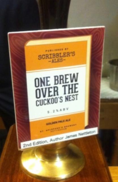 One Brew Over The Cuckoo's Nest 5.2%, Scribblers Ales, England