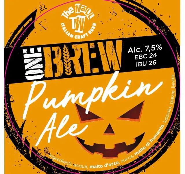 One Brew Pumpkin Ale 6.5%, The Wall, Italy