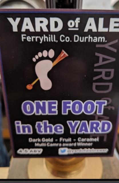One Foot In The Yard 4.5%, Yard Of Ale Brew Co., England