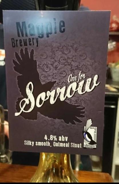 One For Sorrow 4.8%, Magpie Brewery, England