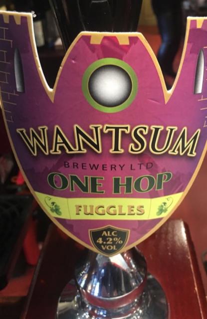 One Hop Fuggles 4.2%, Wantsum Brewery, England
