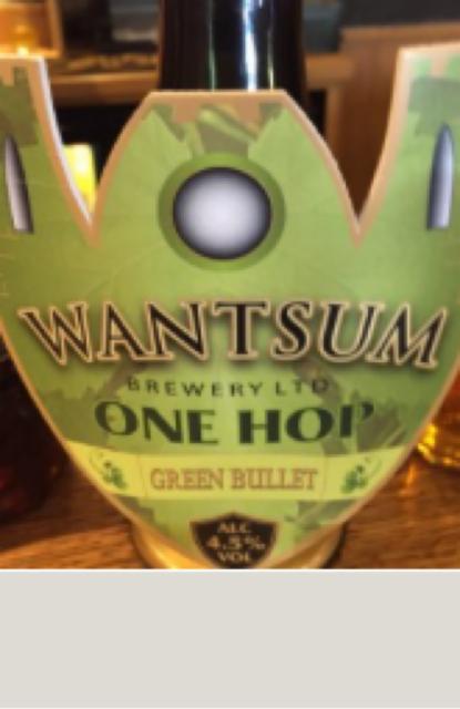 One Hop Green Bullet 4.5%, Wantsum Brewery, England