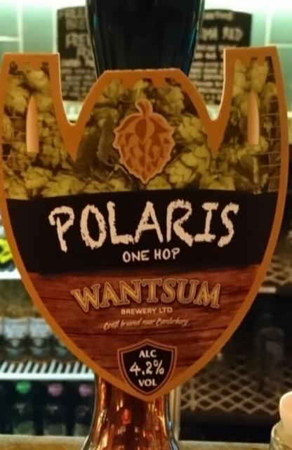 One Hop Polaris 4.2%, Wantsum Brewery, England