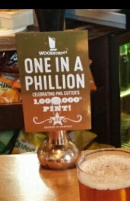 One In A Phillion 3.6%, Woodforde's Brewery, England