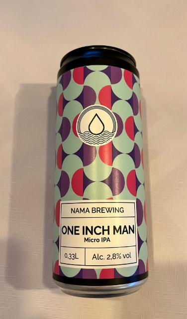 One Inch Man 2.8%, Nama brewing, Italy