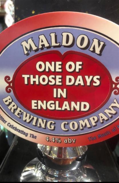 One Of Those Days In England 4.4%, Maldon Brewing Company, England