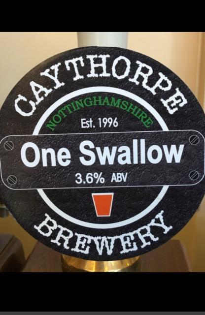 One Swallow 3.6%, Caythorpe Brewery Ltd, England