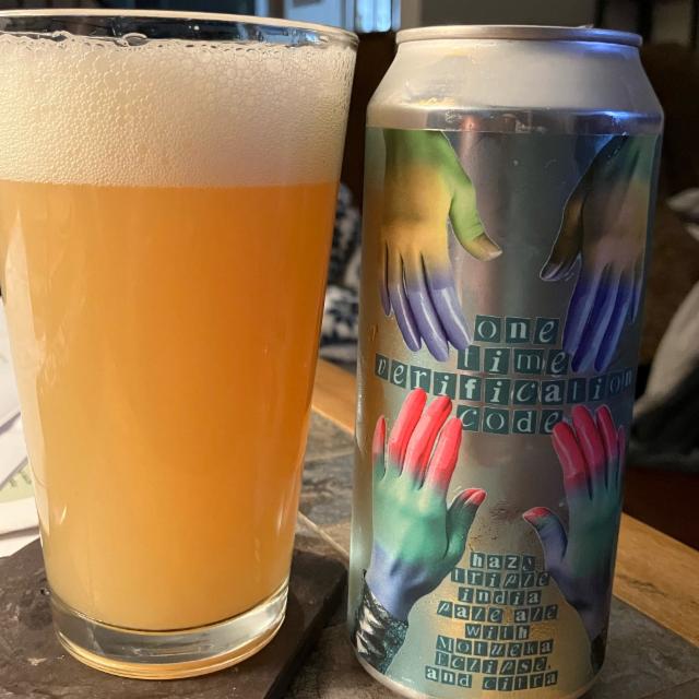 One Time Verification Code 10.0%, Equilibrium Brewery, United States