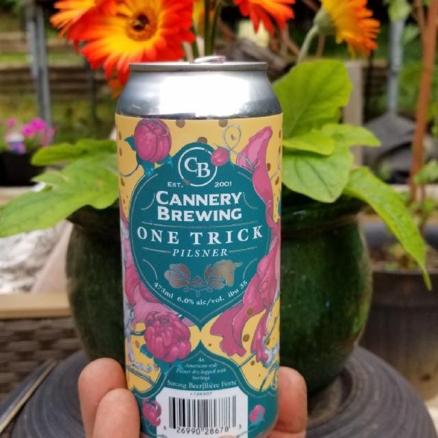 One Trick Pilsner 6.0%, Cannery Brewing Company, Canada