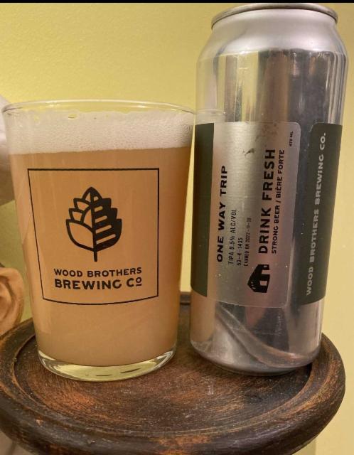 One Way Trip 9.5%, Wood Brothers Brewing Co., Canada