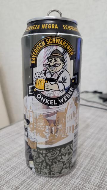 Onkel weber bayerisch schwarzbier 4.9%, Onkel Bier, Germany