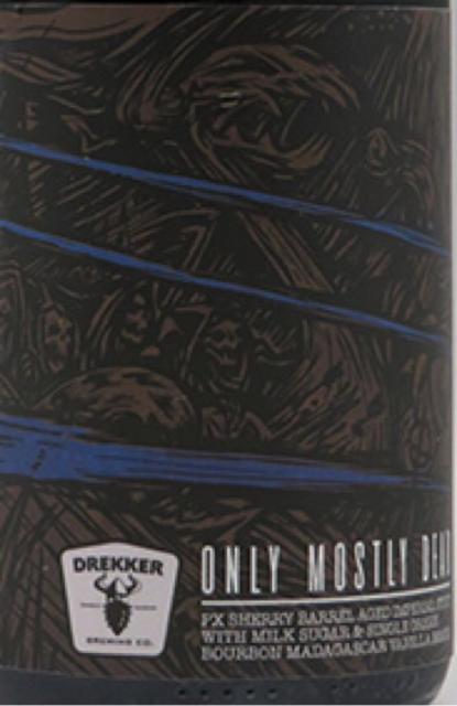 Only Mostly Dead 2022 12.5%, Drekker Brewing Company, United States