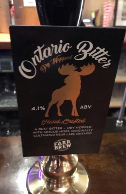 Ontario Bitter 4.1%, Farr Brew, England