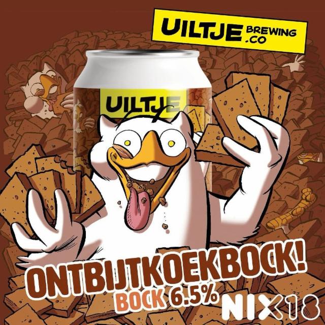 Ontbijtkoekbock! 6.5%, Uiltje Brewing Co, Netherlands