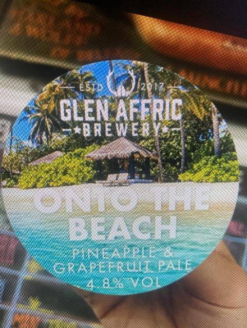 Onto The Beach 4.8%, Glen Affric Brewery, England