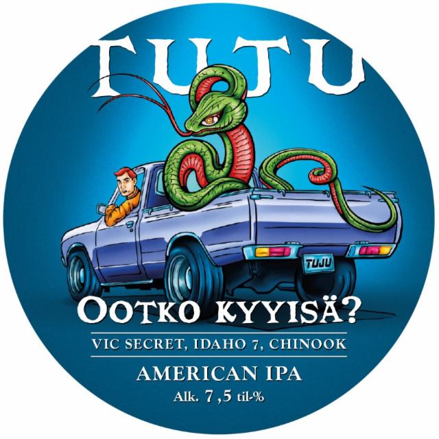 Ootko Kyyisä? 7.5%, Panimoyhtiö Tuju, Finland