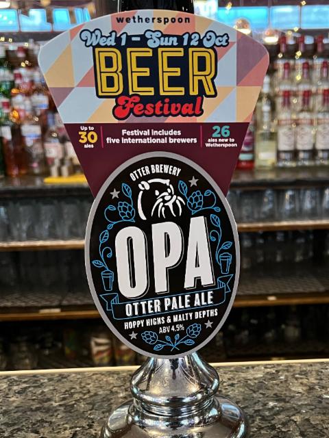 OPA - Otter Pale Ale 4.5%, Otter, England