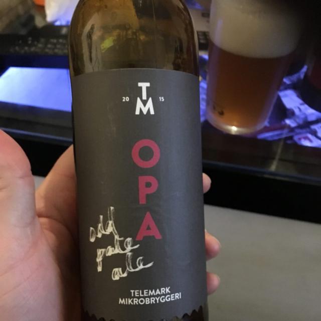 OPA Odd Pale Ale 4.7%, Telemark Bryggeri, Norway