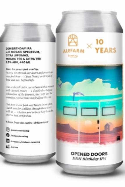 Opened doors 6.5%, Alefarm Brewing, Denmark