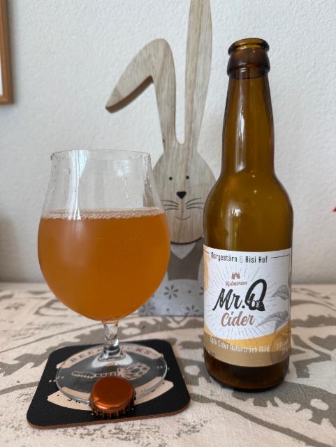 Öpfu Cider Naturtrüeb Mild 2.8%, Mr. Q Cider, Switzerland