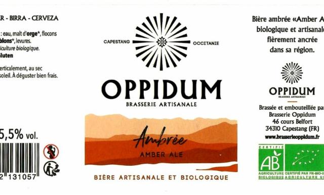 Oppidum Ambrée 5.0%, Brasserie Oppidum, France