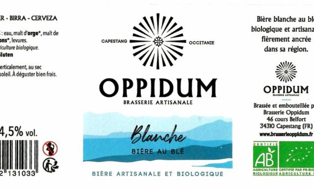Oppidum Blanche, Brasserie Oppidum