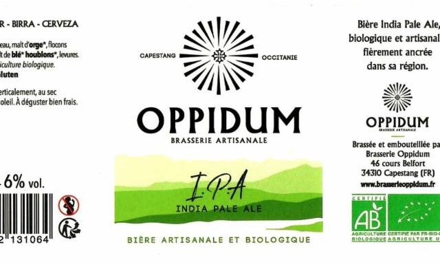 Oppidum IPA 6.0%, Brasserie Oppidum, France