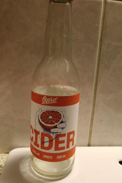 opre cider spritz flavored with orange juice 4.5%, Opre', Slovakia