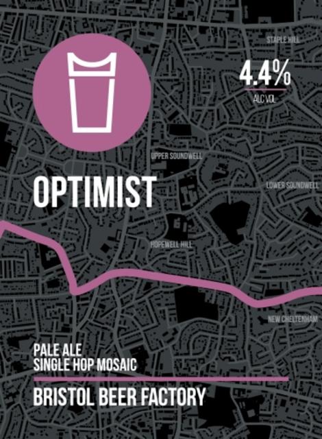 Optimist 4.4%, Bristol Beer Factory, England