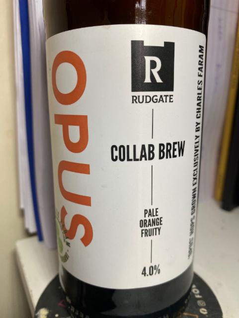 Opus 4.0%, Rudgate Brewery, England