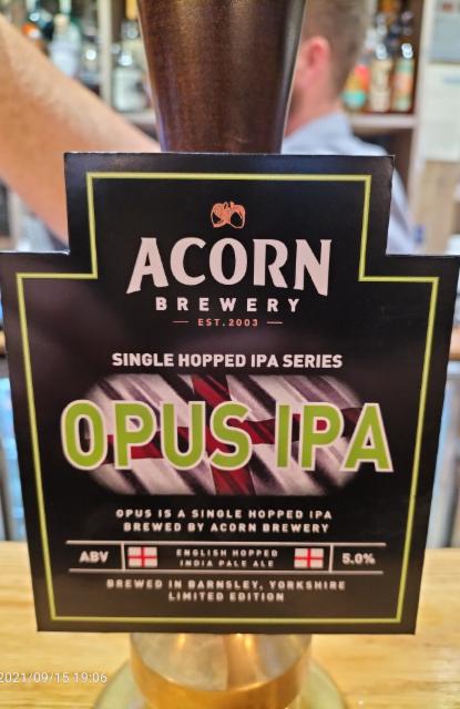 opus ipa 5.0%, Acorn Brewery, England