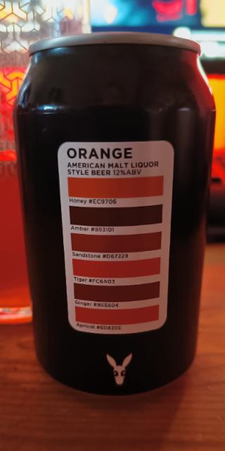orange 12.0%, Donkeystone Brewing Co., England