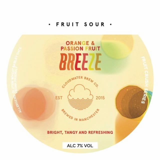 Orange & Passionfruit Breeze 7.0%, Cloudwater Brew Co., England