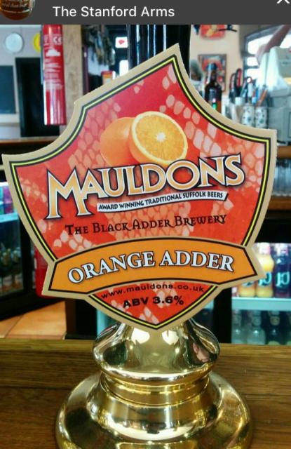 Orange Adder 3.6%, Mauldons, England