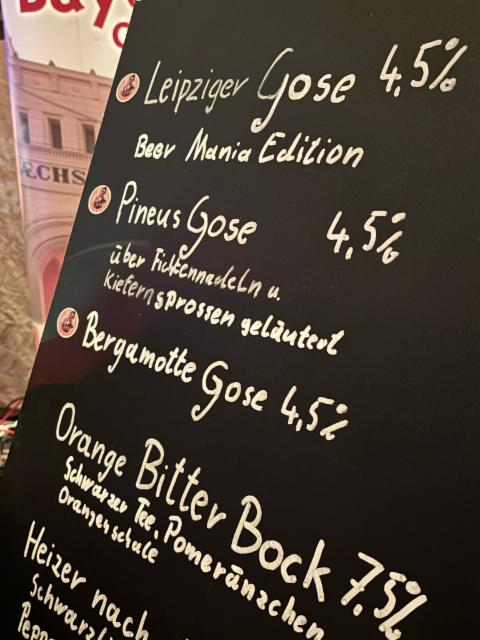 Orange Bitter Bock 7.5%, Gasthaus & Gosebrauerei Bayerischer Bahnhof, Germany