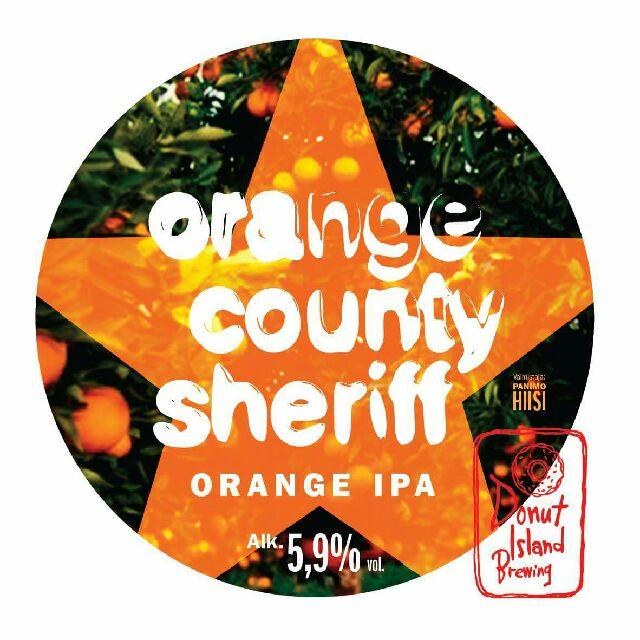 Orange County Sheriff 5.9%, Donut Island Brewing, Finland