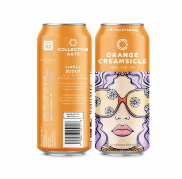 Orange Creamsicle Sour 6.1%, Collective Arts Brewing, Canada